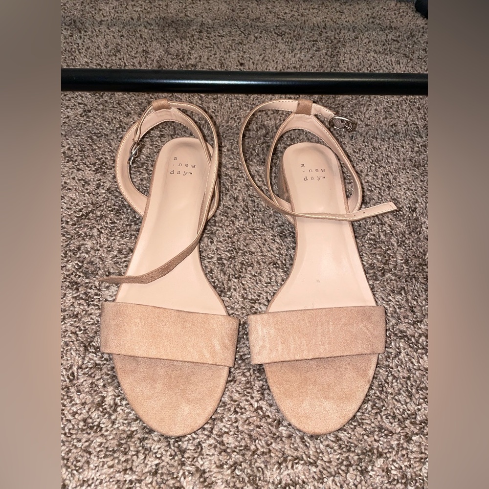 Brown Suede Sandals
